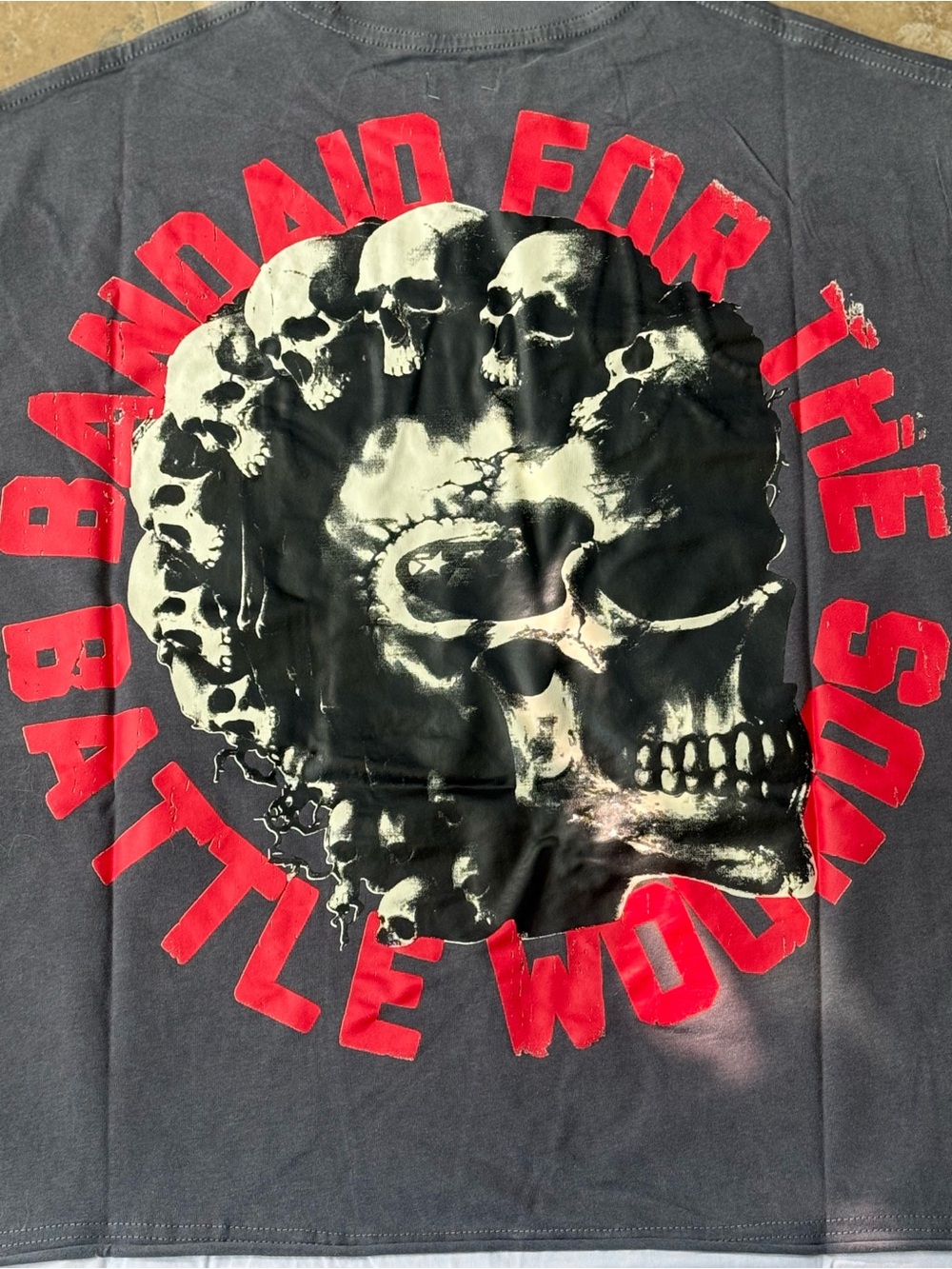 Grey Rough Play T-Shirt - Picture 5 of 8
